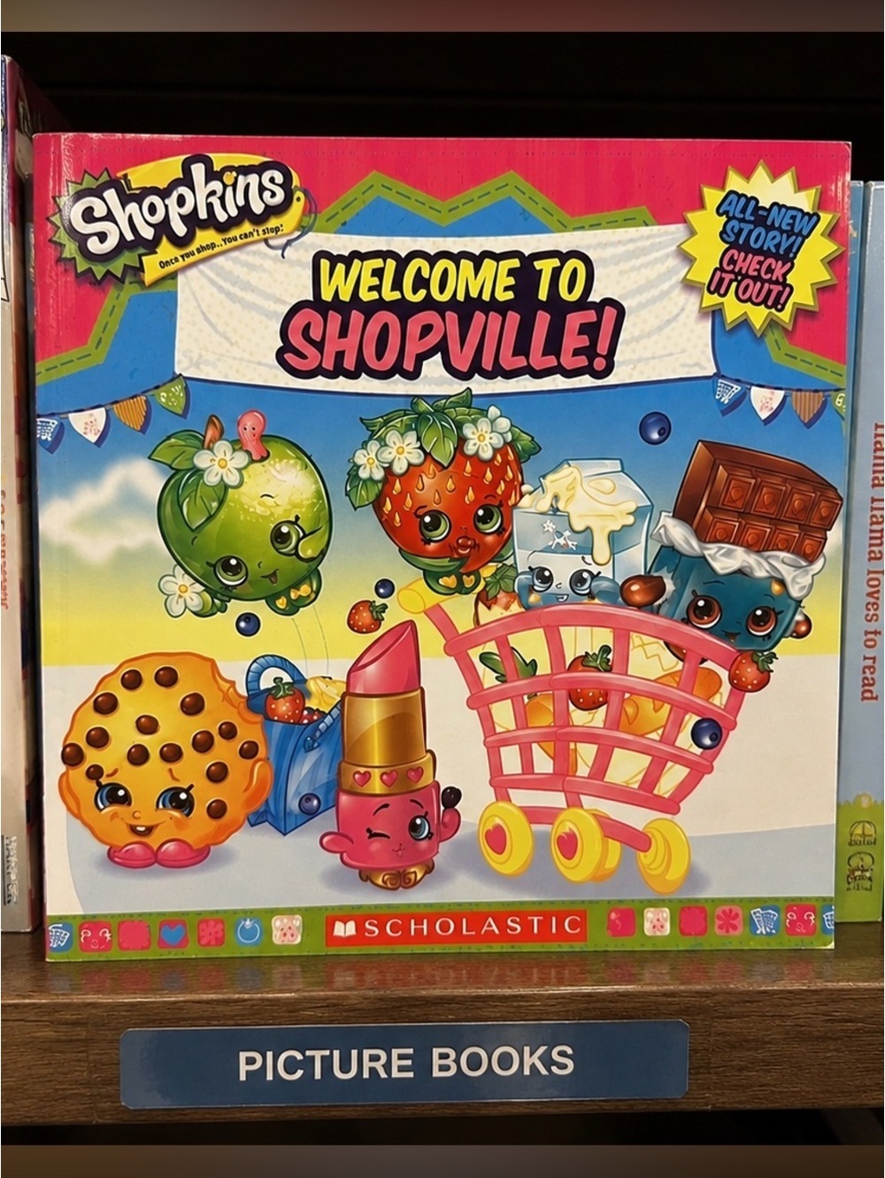 Shopkins Welcome to Shopville Scholastic Paperback Book